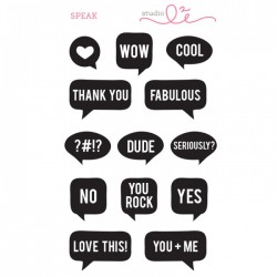 Studio L2E SPEAK stamp set